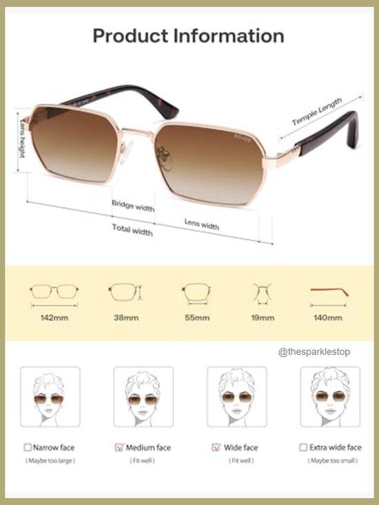 Metal Frame Polarized Sunglasses UV400 Protection Square Retro Style main image 5